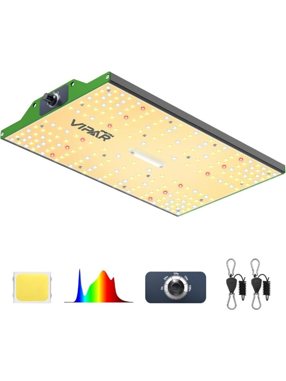 Dimmable 70W LED Grow Light for Indoor Plants - Adjustable Brightness & Energy